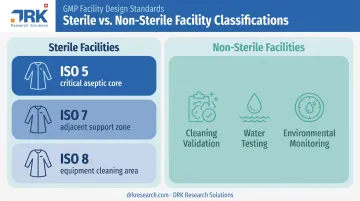 ISO cleanroom classification levels sterile versus non-sterile facility environments