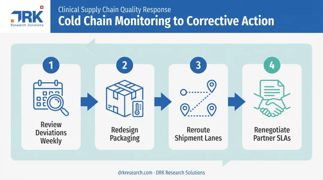 4-step process for turning cold chain monitoring data into action