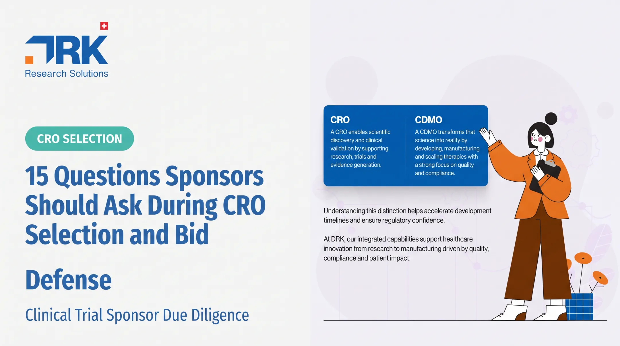 15 Questions Sponsors Should Ask During CRO Selection and Bid Defense
