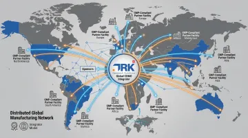 DRK Research Solutions global CDMO partner network facility map