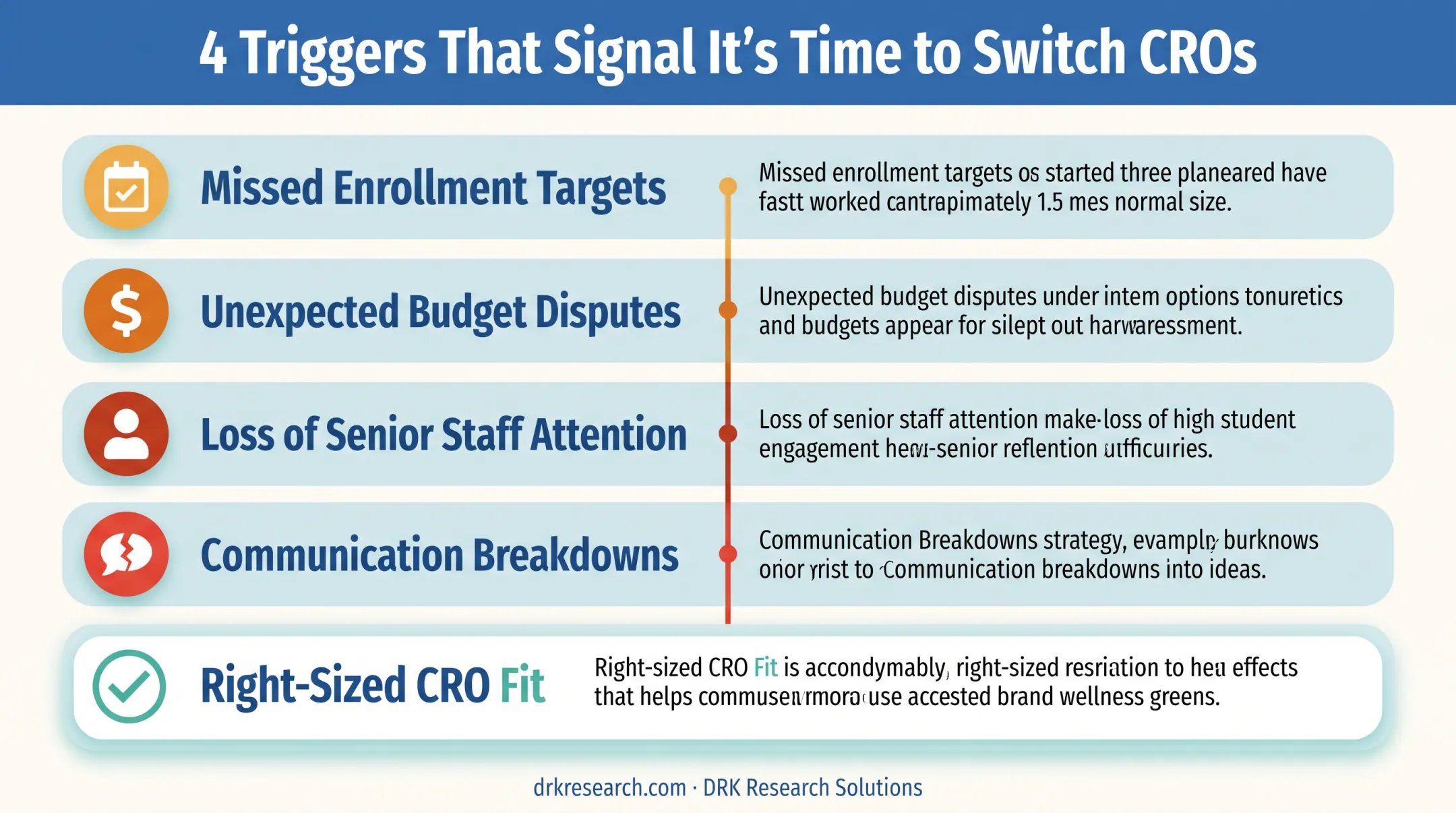 Common triggers for sponsors switching clinical research organizations mid-trial