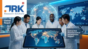 DRK Research Solutions global CDMO network map supporting sterile product development