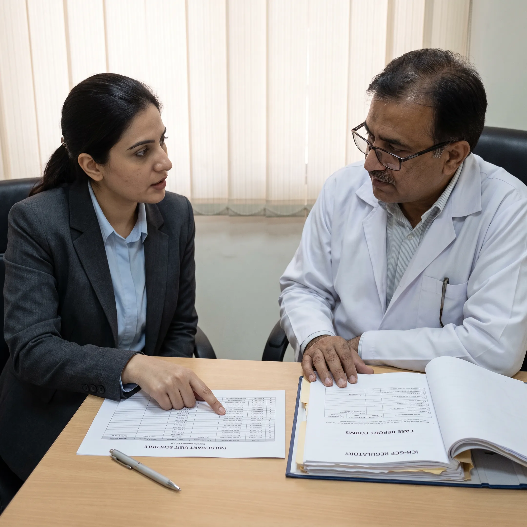 Clinical monitor and investigator at research site