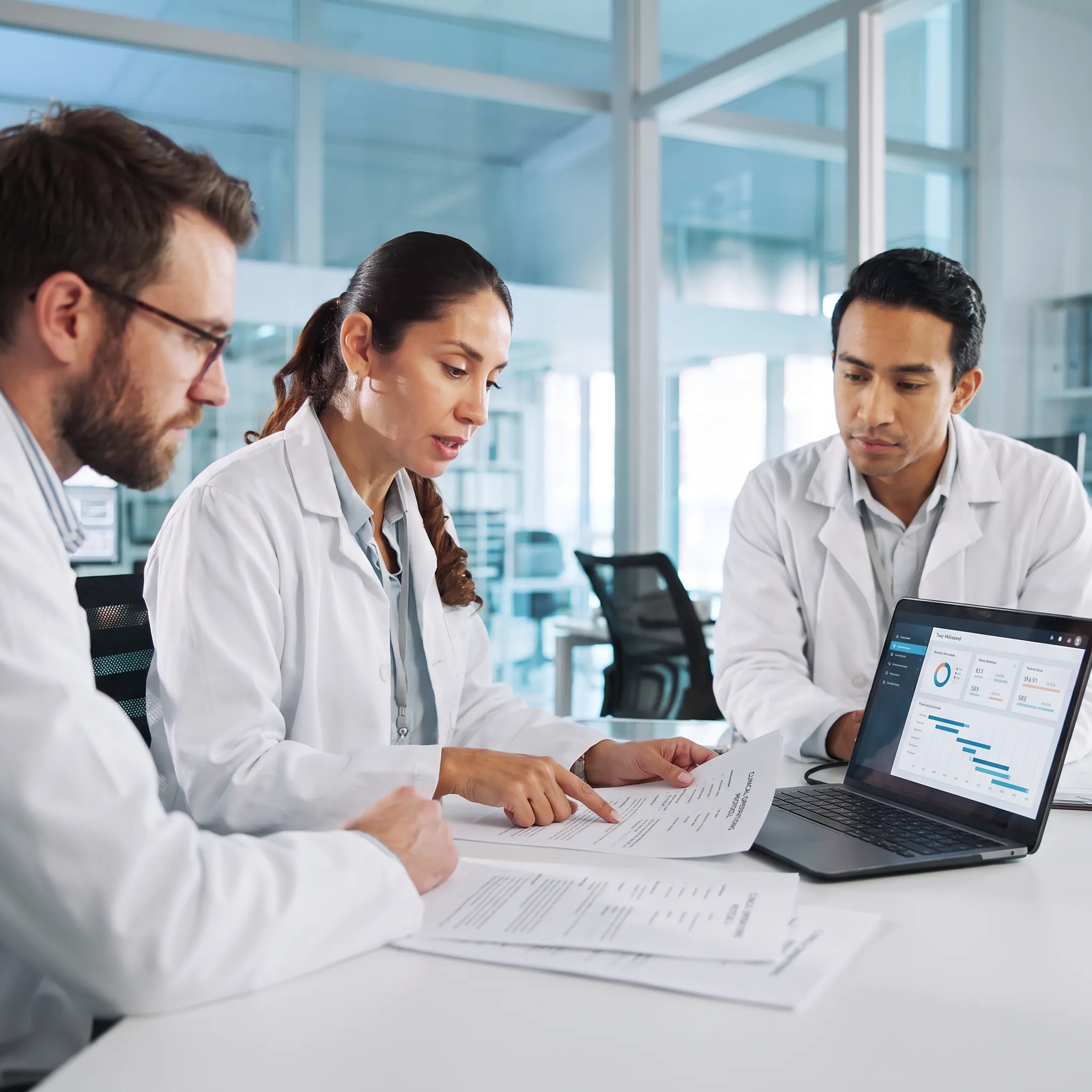 Clinical trial team planning study delivery