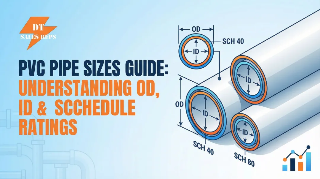Cover image for PVC Pipe Sizes Guide: Understanding OD, ID & Schedule Ratings