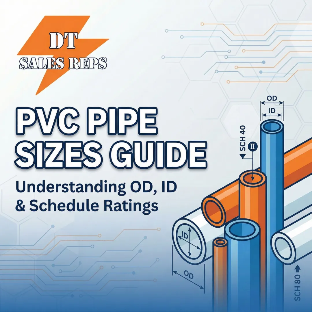 PVC Pipe Sizes Guide: Understanding OD, ID & Schedule Ratings