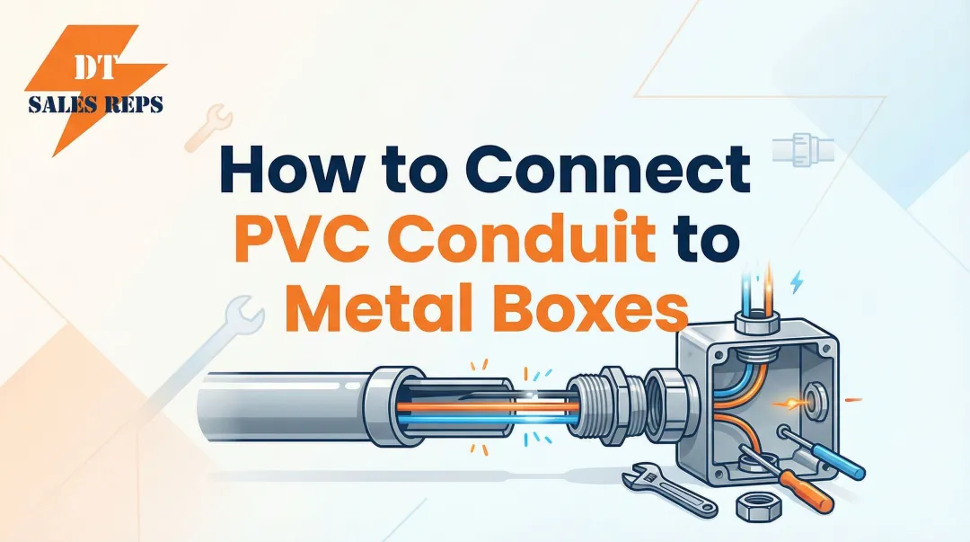Cover image for How to Connect PVC Conduit to Metal Boxes