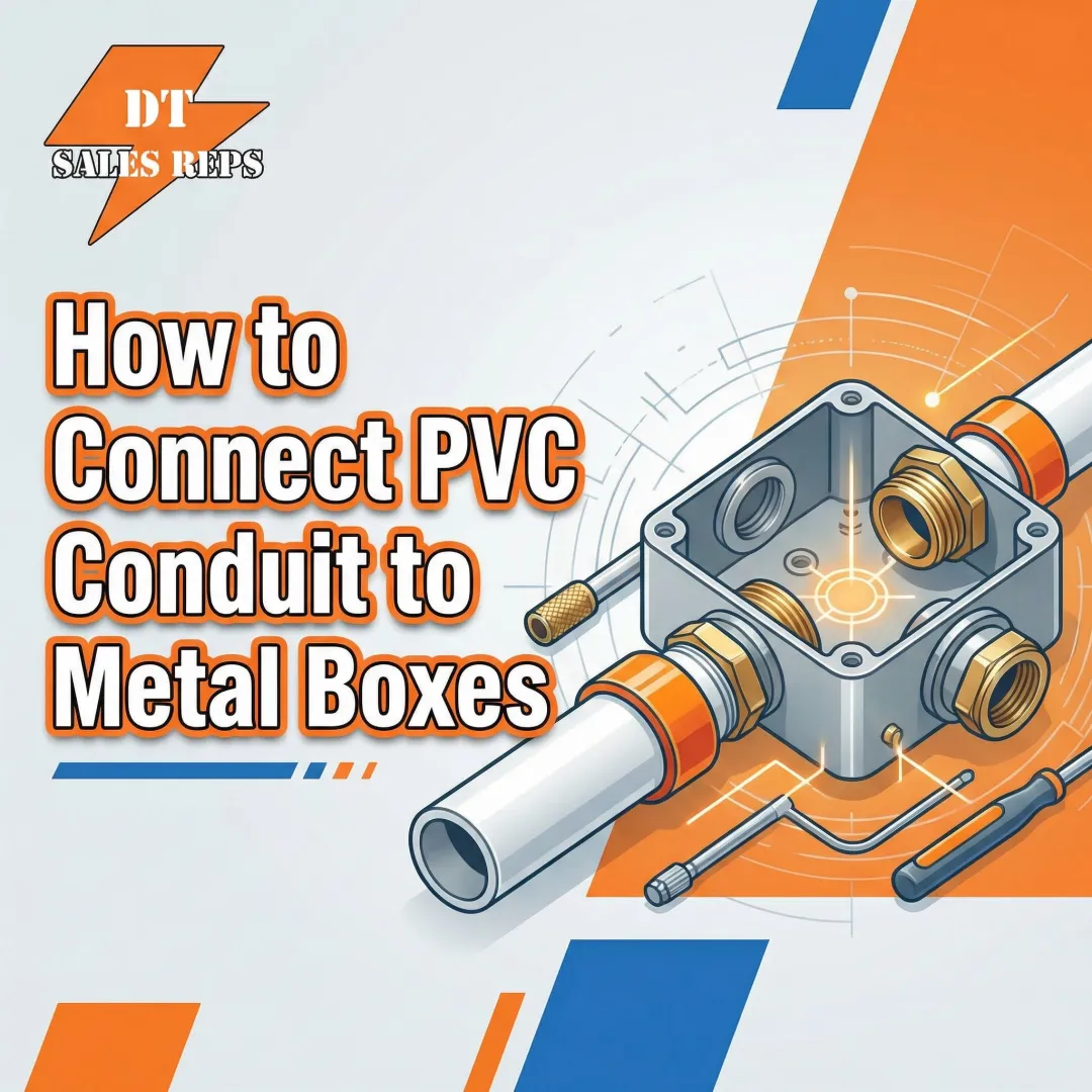 How to Connect PVC Conduit to Metal Boxes