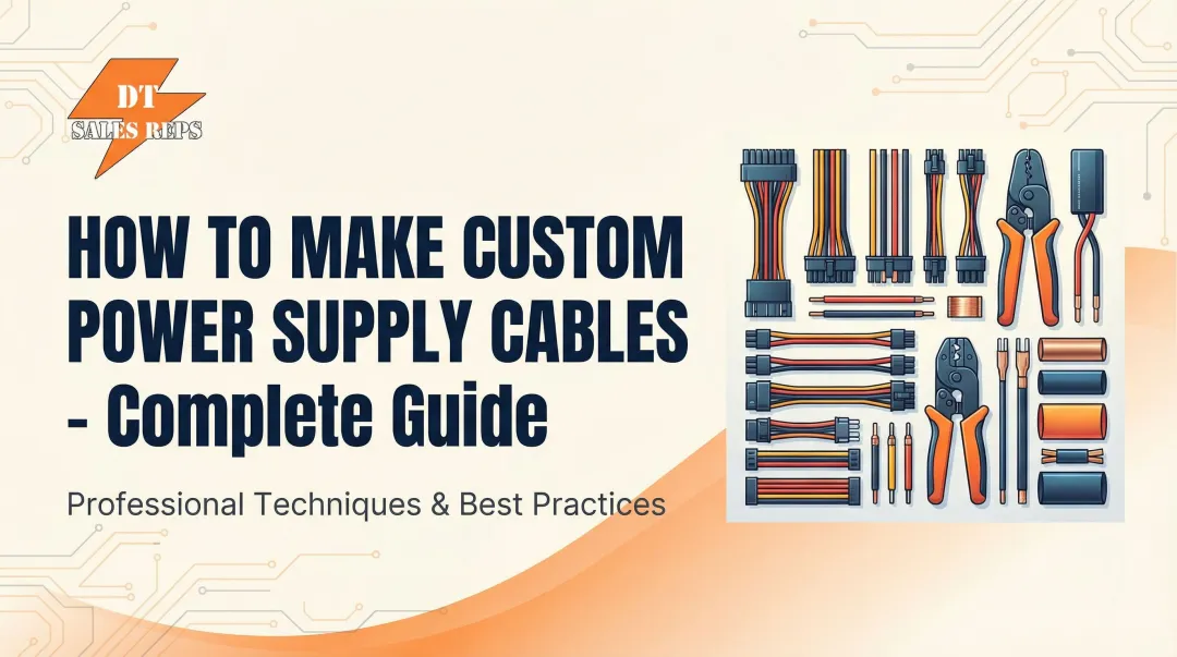 Cover image for How to Make Custom Power Supply Cables - Complete Guide