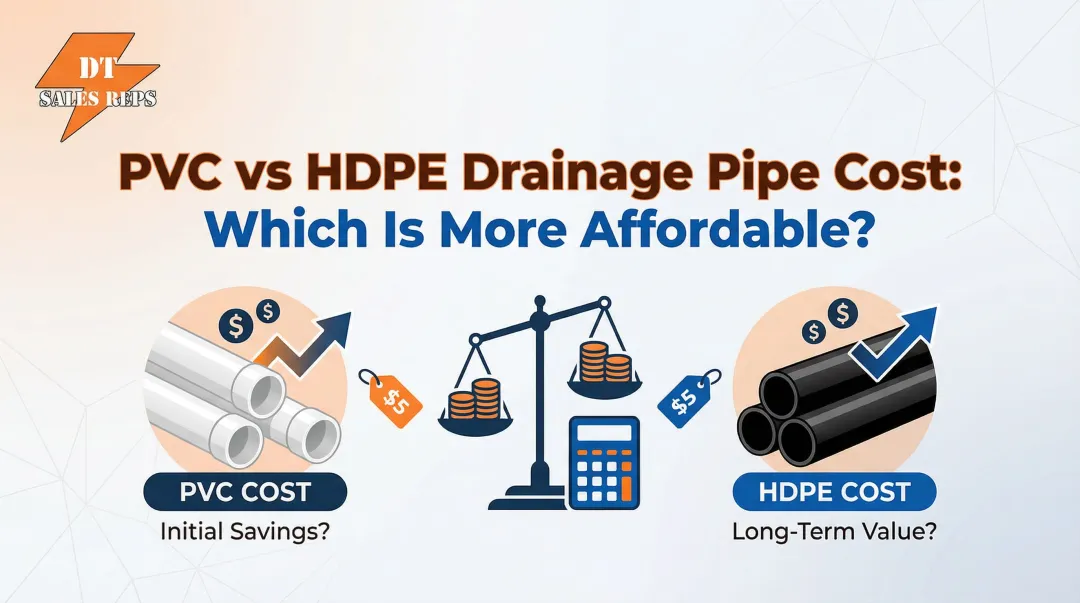 Cover image for PVC vs HDPE Drainage Pipe Cost: Which Is More Affordable?