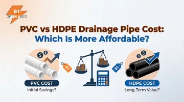 Cover image for PVC vs HDPE Drainage Pipe Cost: Which Is More Affordable?
