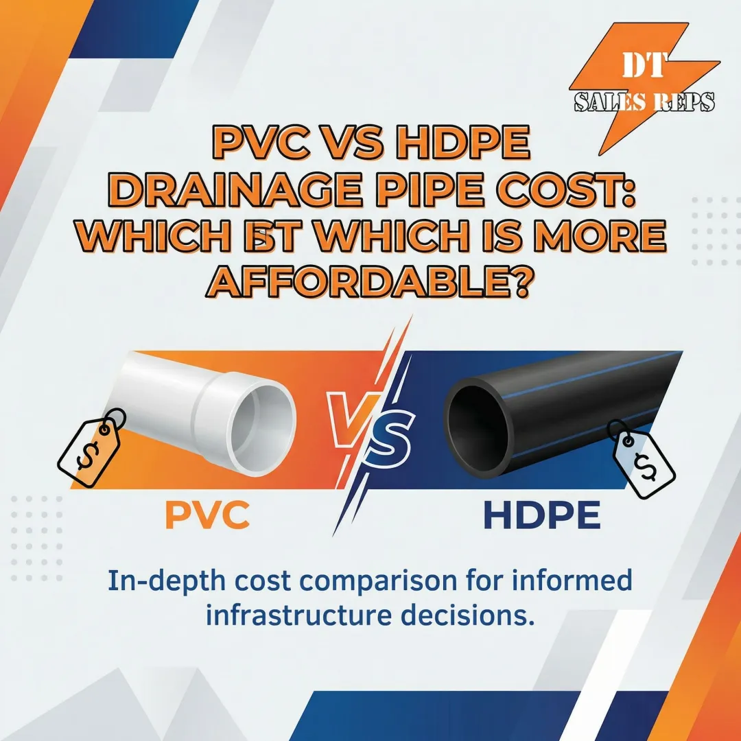 PVC vs HDPE Drainage Pipe Cost: Which Is More Affordable?