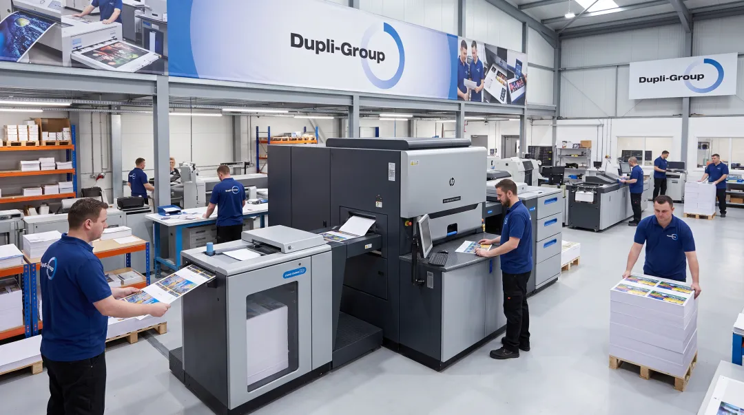 Dupli-Group digital printing facility with HP Indigo press equipment