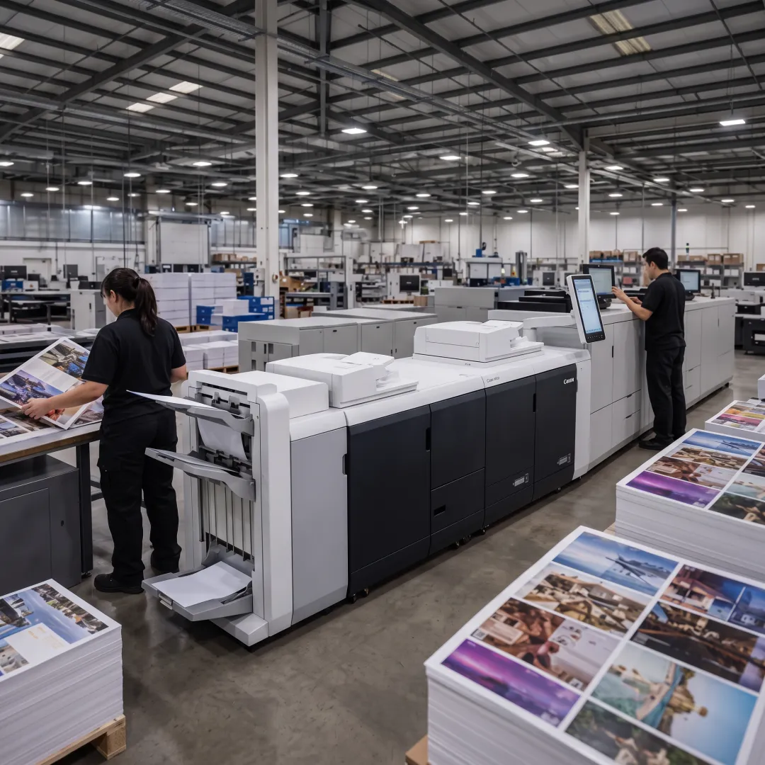 Professionally bound and laminated business materials