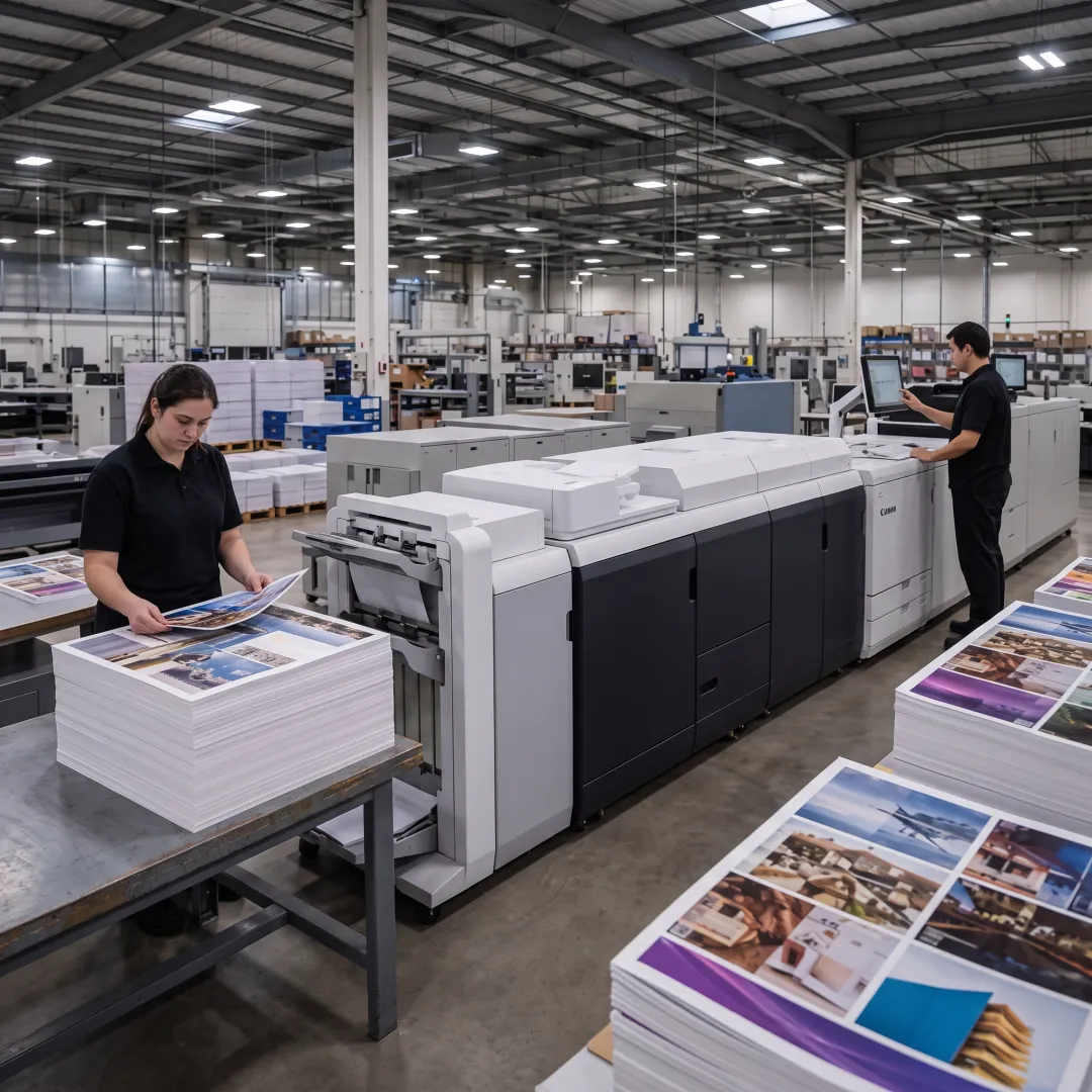 Printed creative portfolio with detailed artwork pages
