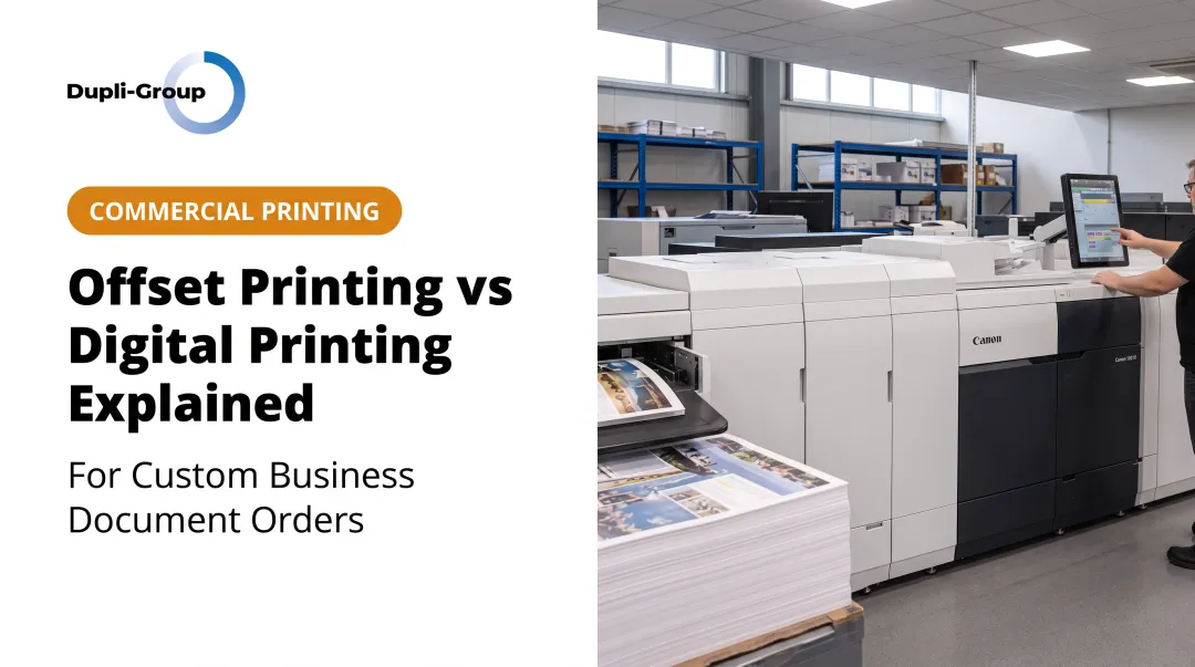 Offset Printing vs Digital Printing Explained