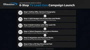 6-step process for launching a lead-generation TV ad campaign