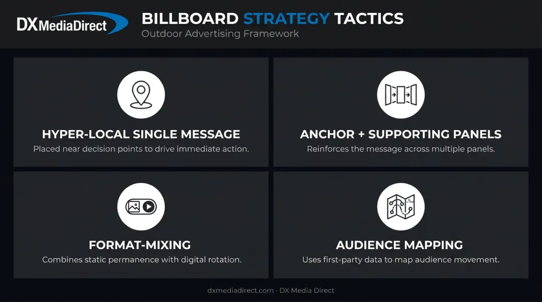 Four proven billboard advertising tactics for stronger campaign reinforcement