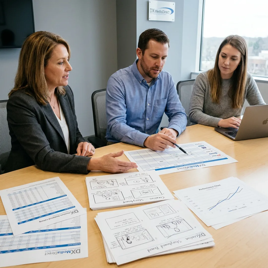 Video advertising campaign planning session