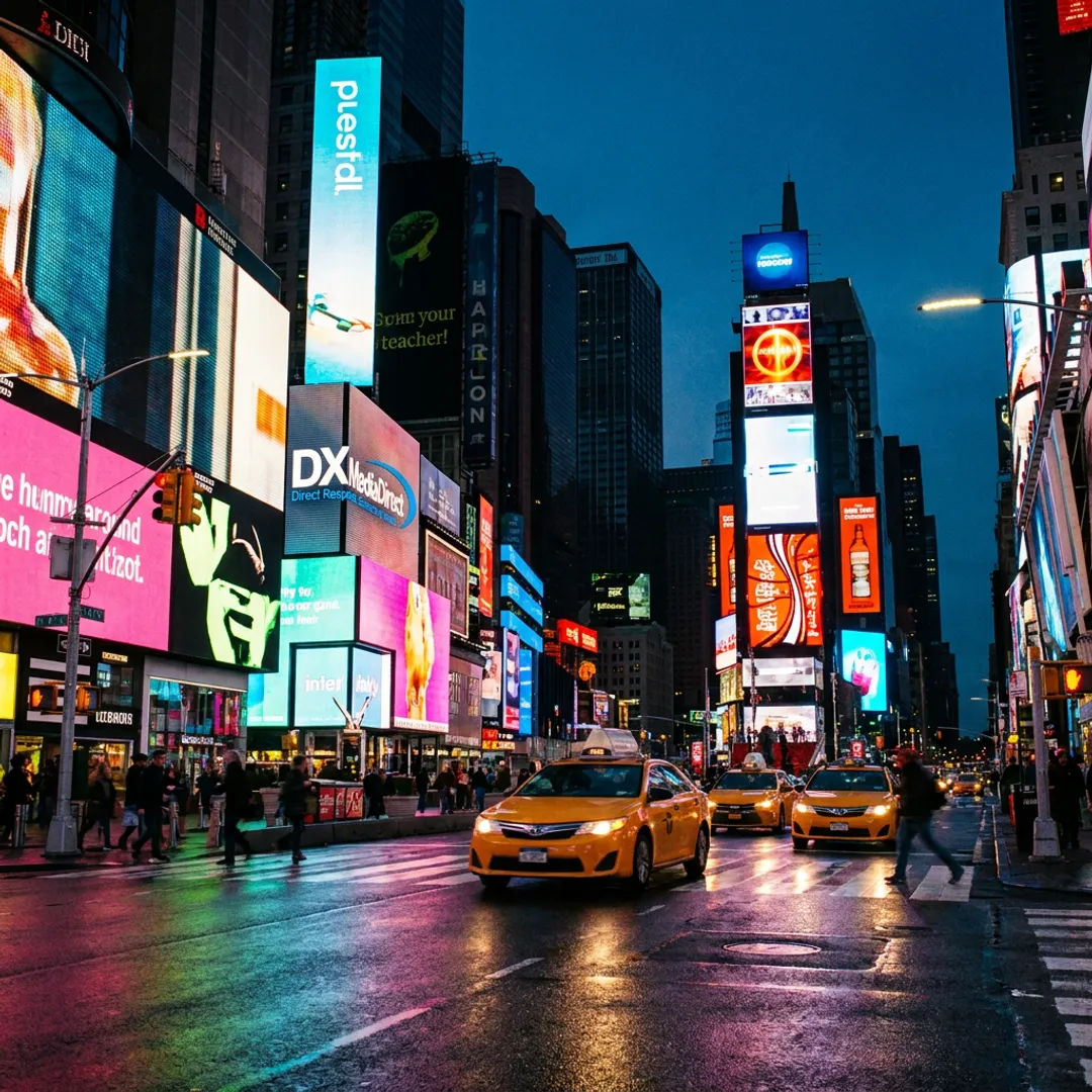 Billboard Advertising in Times Square