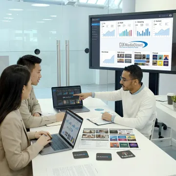 Managed media campaign strategy meeting