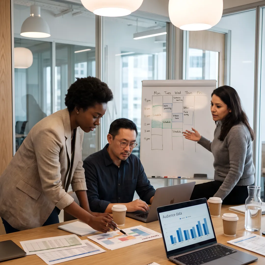 TV advertising media planning process