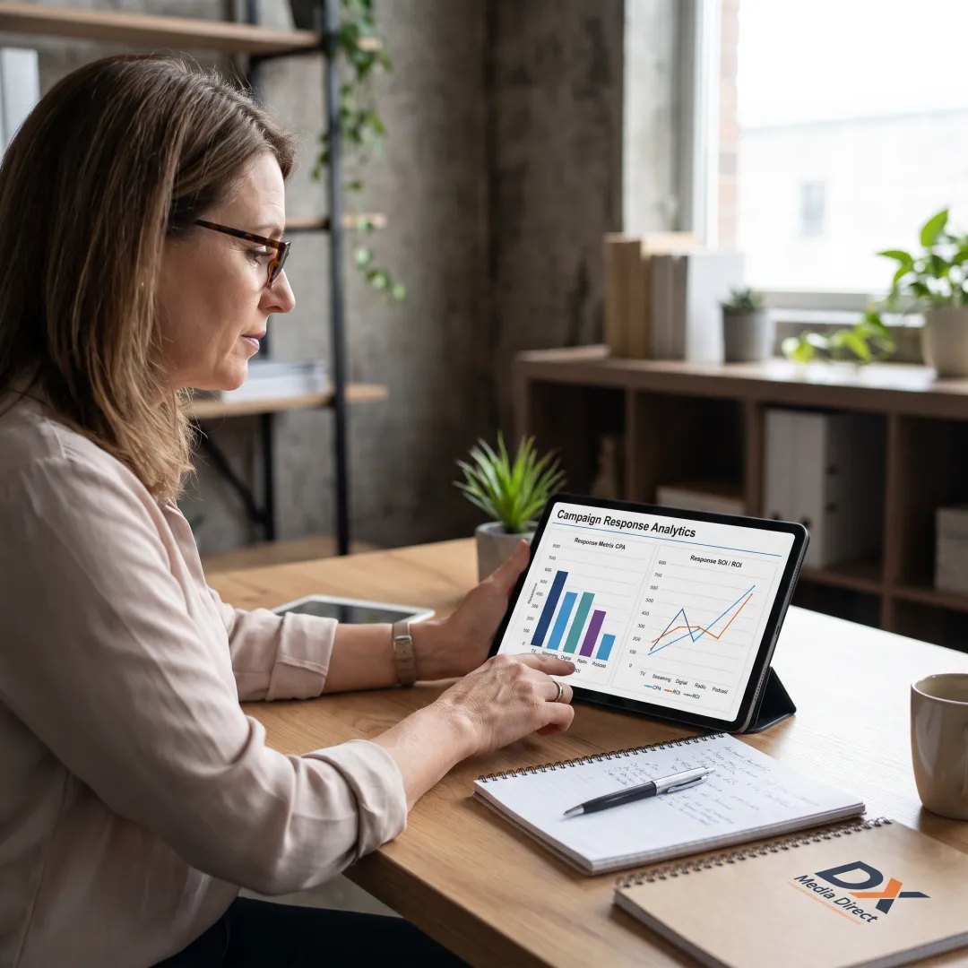 Marketer planning a direct-response media campaign