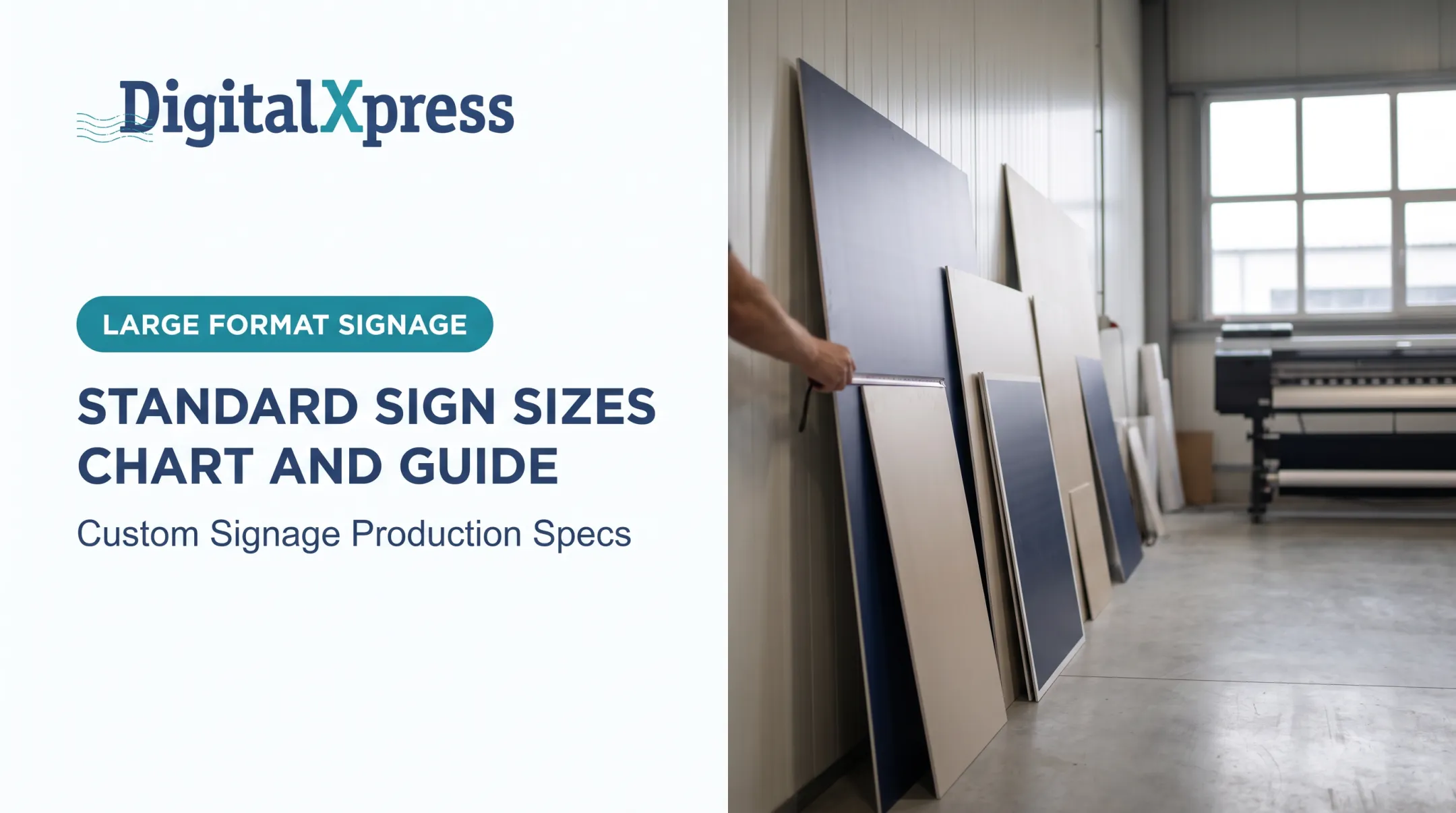 Standard Sign Sizes Chart and Guide