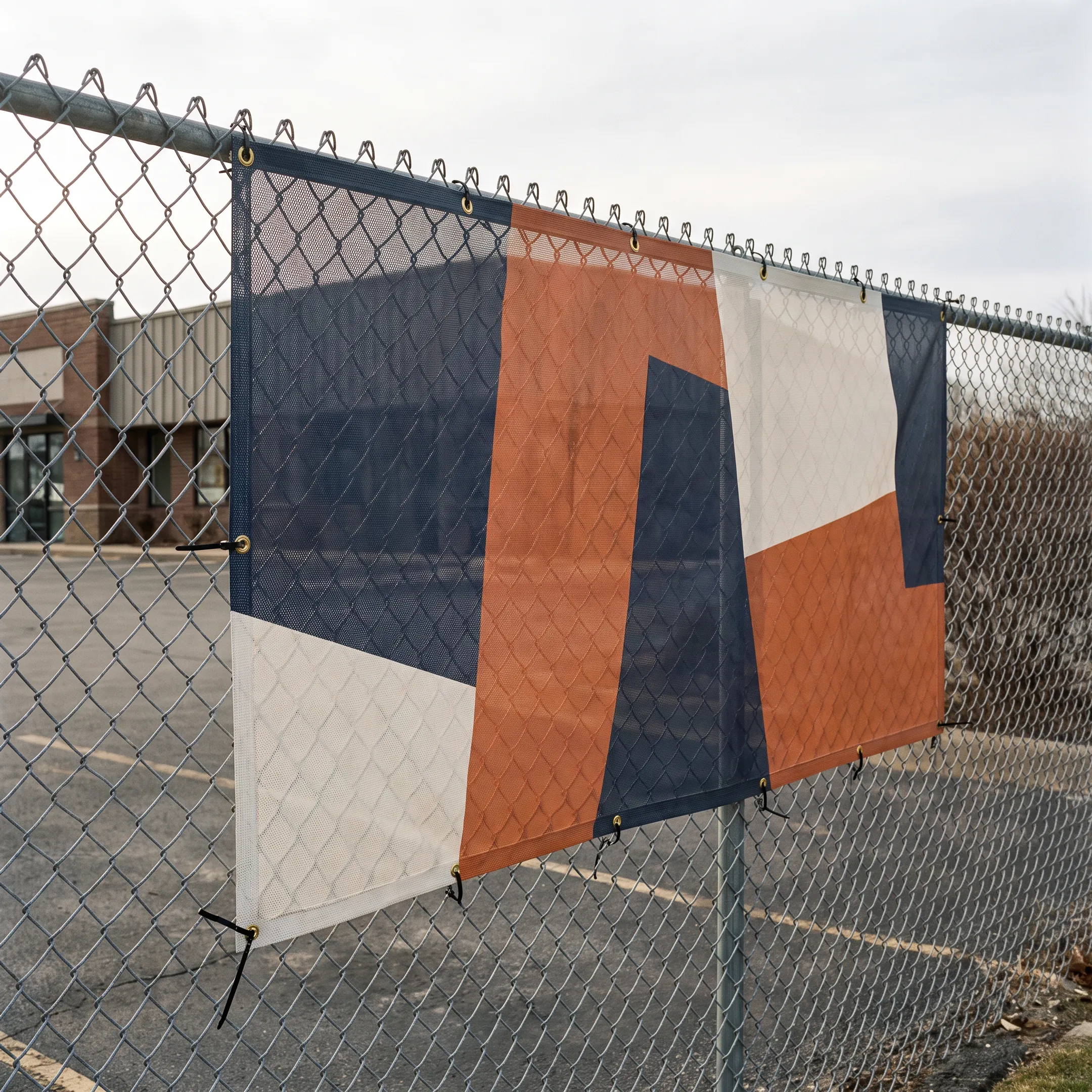 Custom Outdoor Mesh Banner Printing