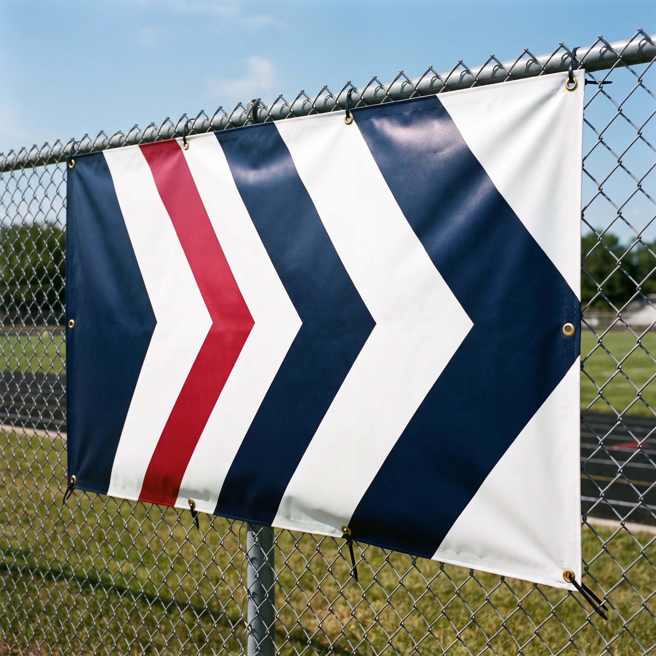 Outdoor event promotion banners