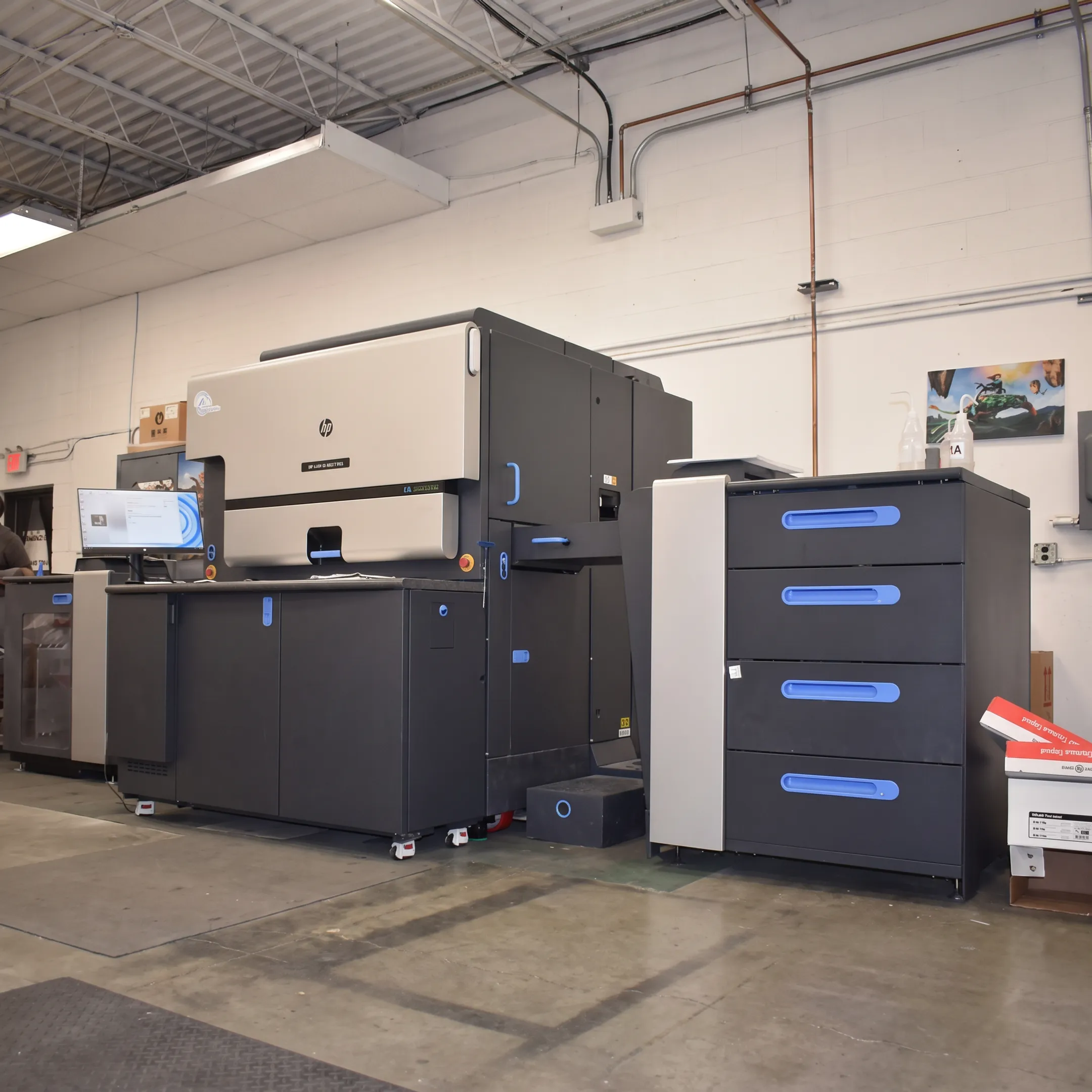 Integrated print production and mailing workflow