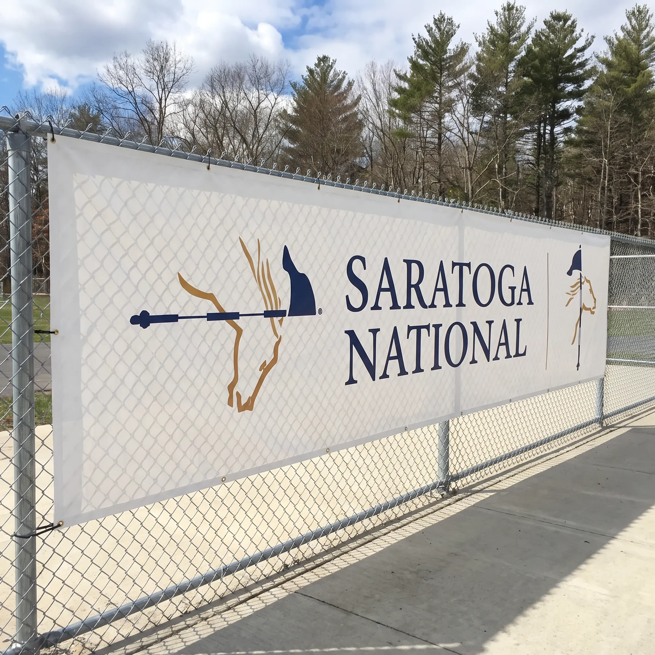 Custom Mesh and Vinyl Fence Banners