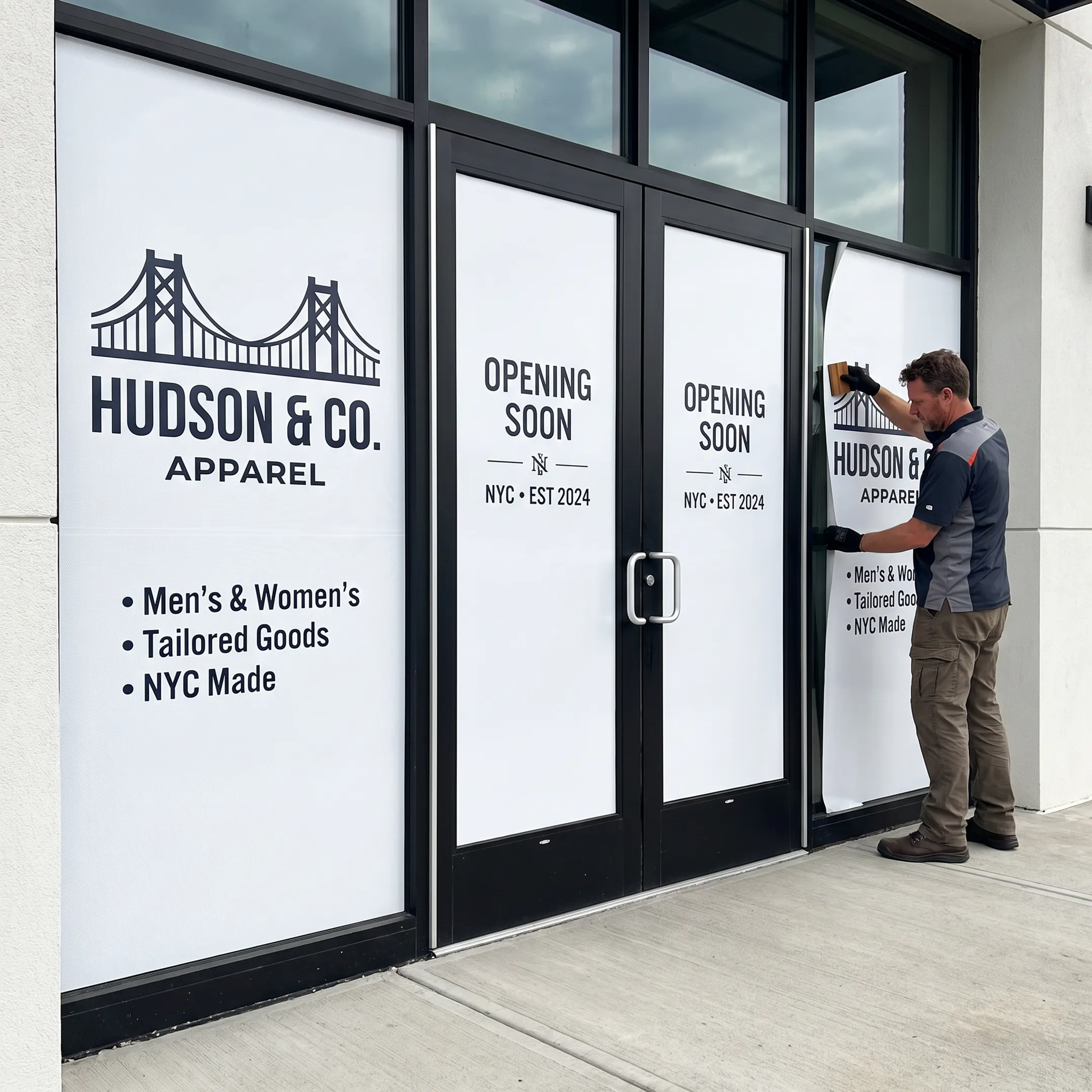 Custom Vinyl Window Decals in NYC