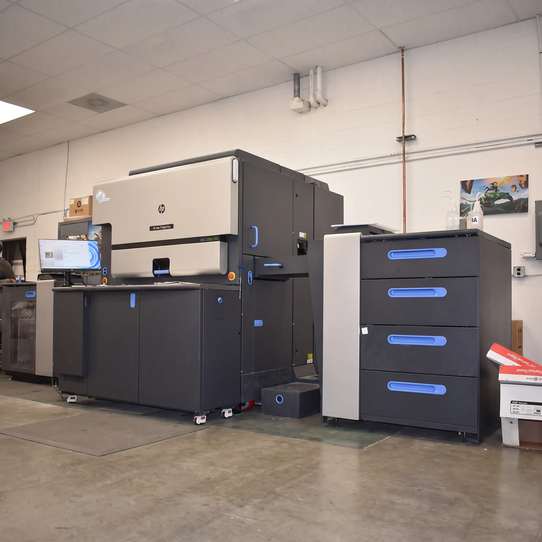 Personalized financial statements moving through an in-house mailing operation
