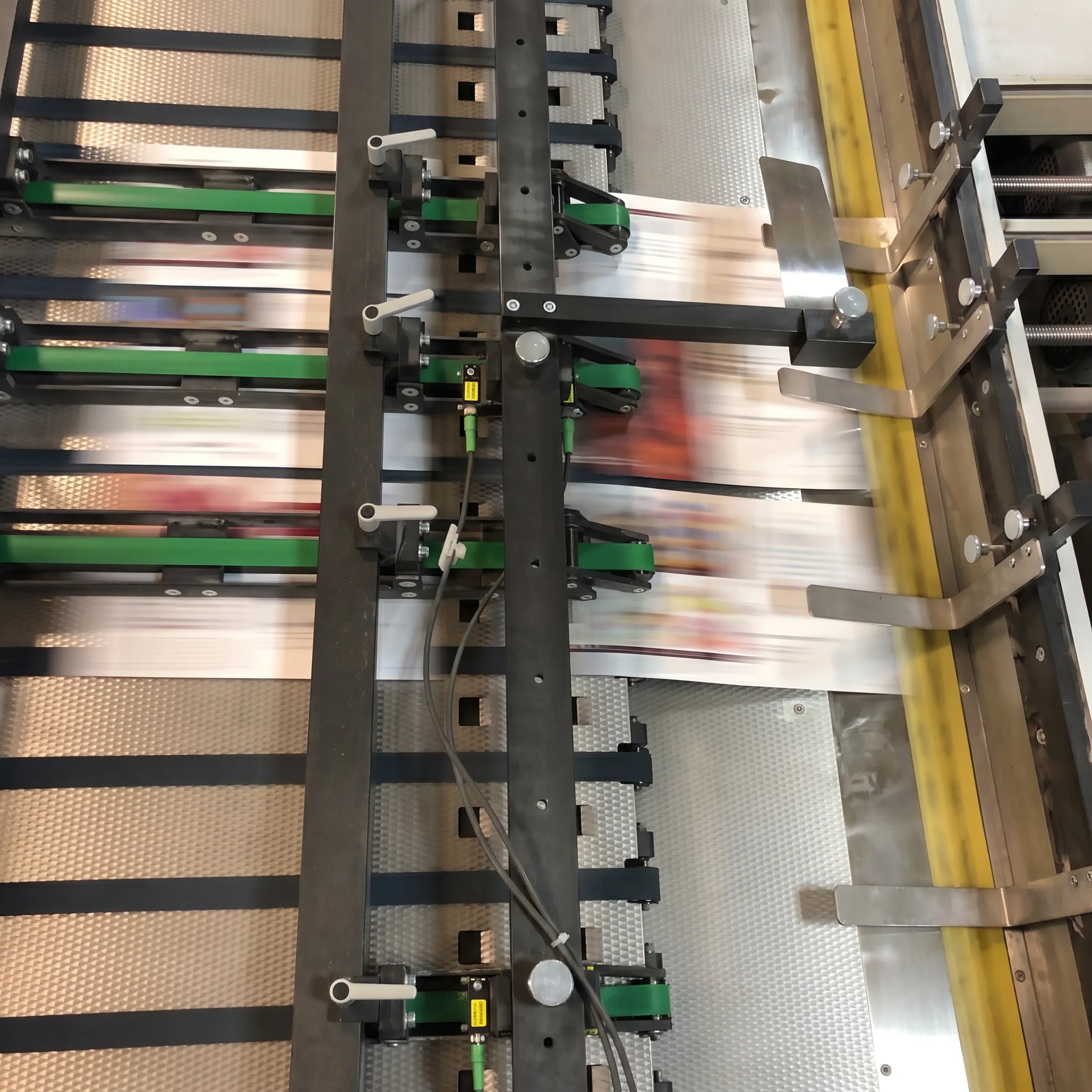 Digital XPress team preparing personalized direct mail pieces for mailing