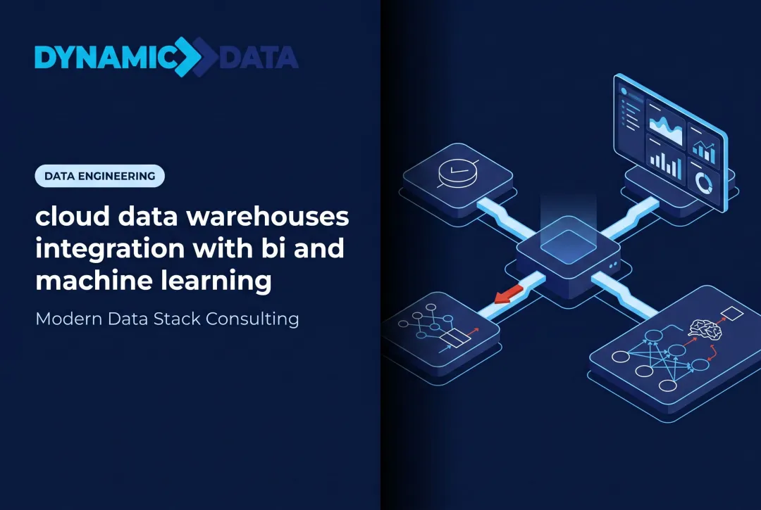 cloud data warehouses integration with bi and machine learning