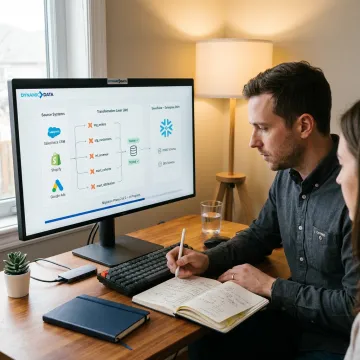 Snowflake migration architecture and ETL workflow planning