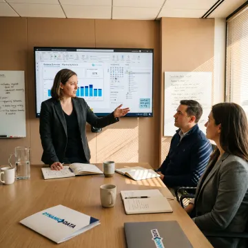 Power BI consulting process planning session