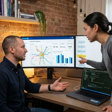 Data team building real-time transit analytics dashboards