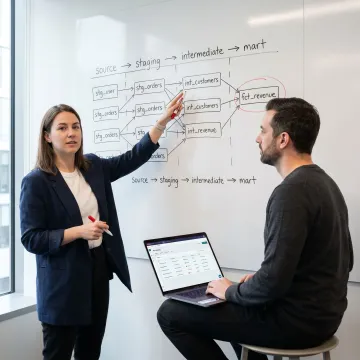 Team planning a dbt Cloud workflow