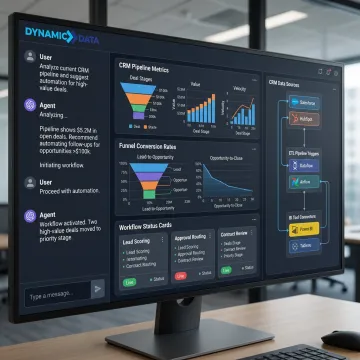 Business AI agent integrated with company systems