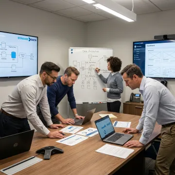 Data consultancy team planning analytics strategy