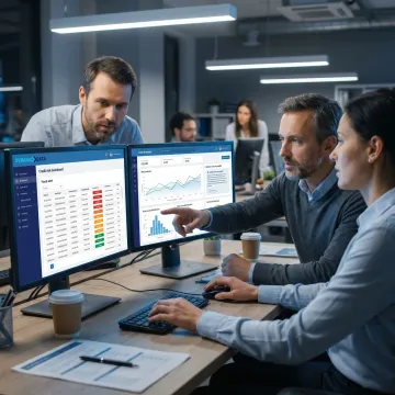 Risk analytics dashboard for fraud and credit monitoring