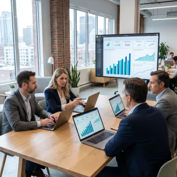 Power BI dashboard consultation in Montreal office