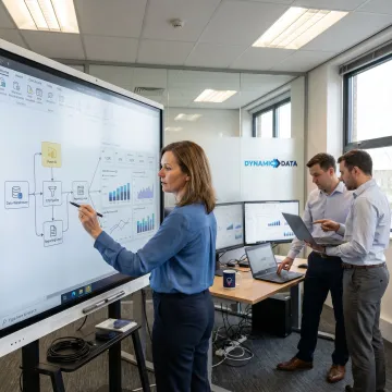 Consultant mapping Power BI reporting process