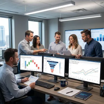 Marketing analytics dashboard for Dallas business growth