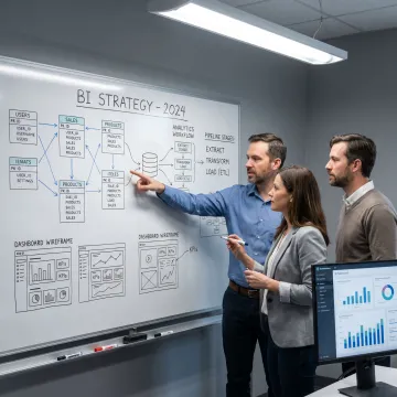 Business intelligence workflow planning session