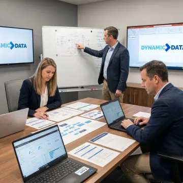 Consulting team mapping data quality process