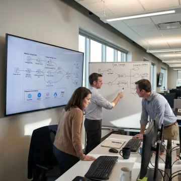 Data engineers planning enterprise catalog integration workflow