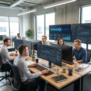 Enterprise AI operations dashboard with model monitoring metrics